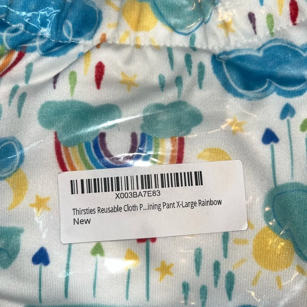Thirsties cloth diaper cover Rainbow